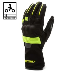 Guanti Moto Invernali Befast ARTIC CE Certificati Nero Giallo