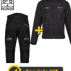 Kit Freezer Man CE Nero - Giacca Moto Befast Estiva + Pantaloni Moto Befast Estivi
