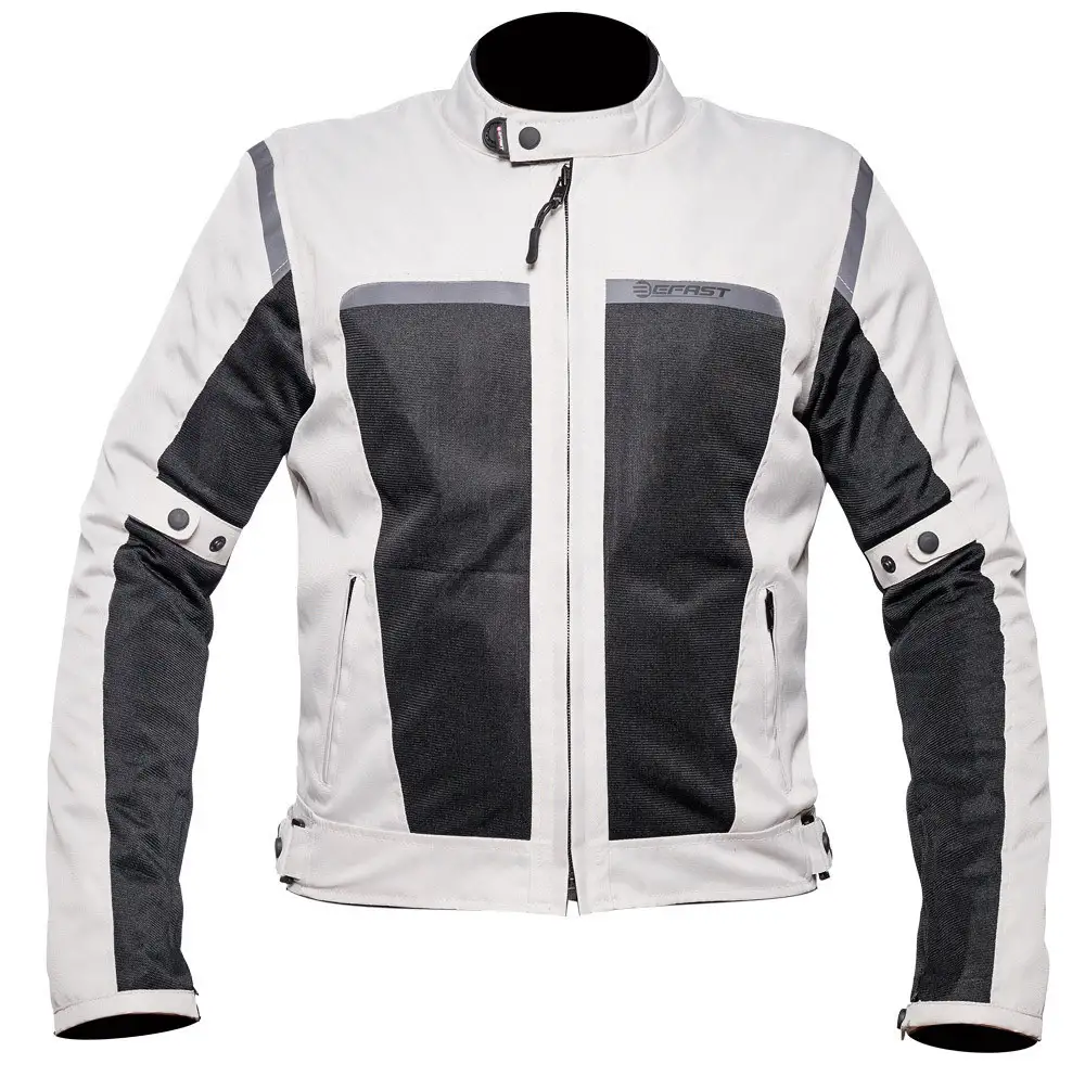 Kit Coppia FreeLife CE Grigio - Giacca Moto Estiva Befast FreeLife Grigia - Uomo + Donna - immagine 3