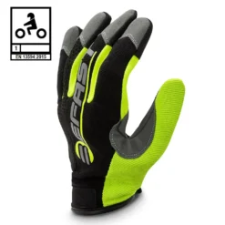 Guanti Moto Estivi Befast DARING CE Certificati Nero Giallo